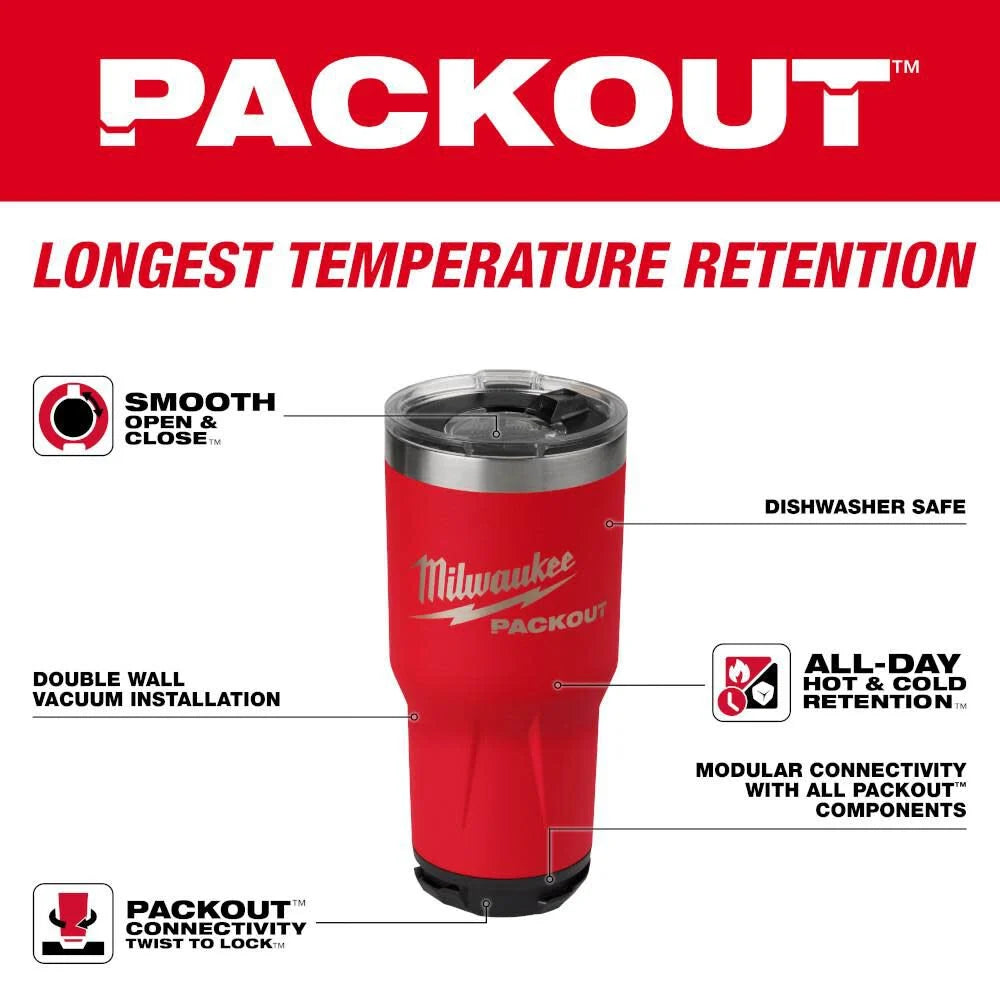 PACKOUT 30 oz. Tumbler | 48-22-8393 - Cable Connection & Supply