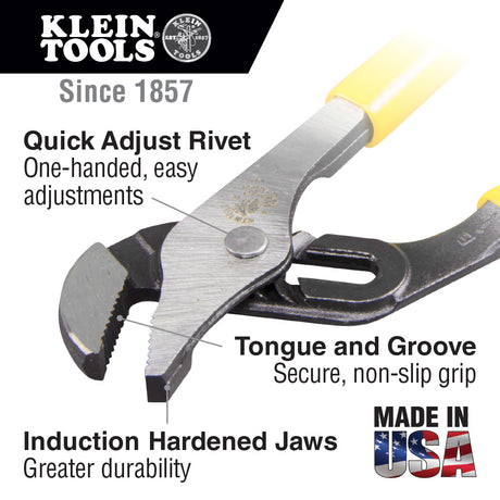 Pump Pliers, 10-Inch | D502-10 - Cable Connection & Supply