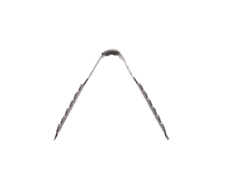 3/16" STAINLESS STEEL CABLE CLIP - SHARK TOOTH ANCHOR (100/PKG) - 10016178 (TPI101014) - Cable Connection & Supply Company Inc.