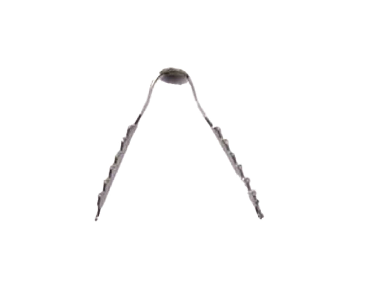 1/4" STAINLESS STEEL CABLE CLIP - SHARK TOOTH ANCHOR (100/PKG) - 10044006 (TPI101007) - Cable Connection & Supply Company Inc.