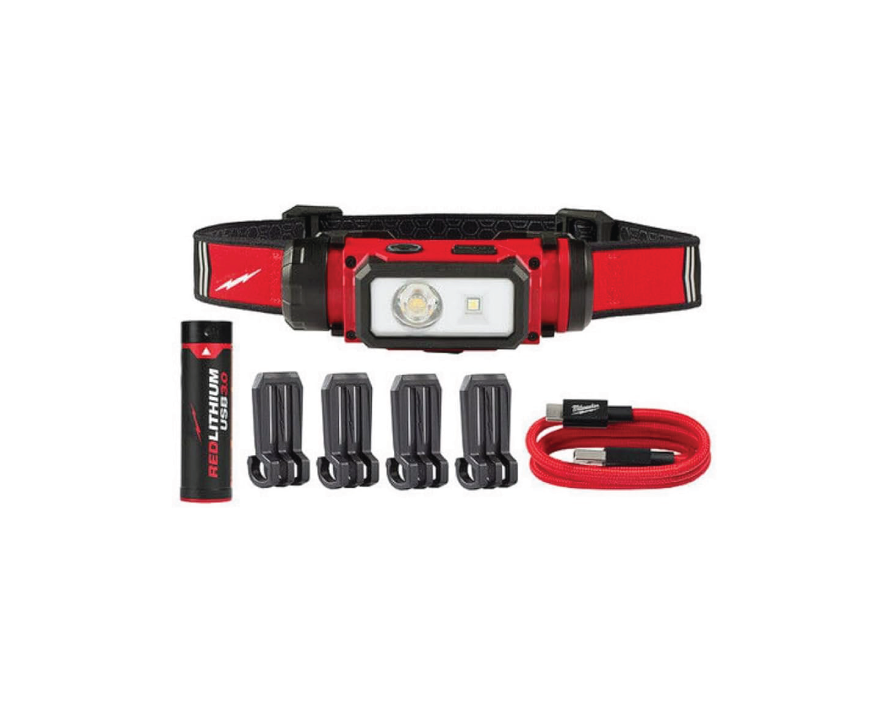 600 Lumens LED REDLITHIUM Hard Hat Headlamp | 2163-21 | Cable