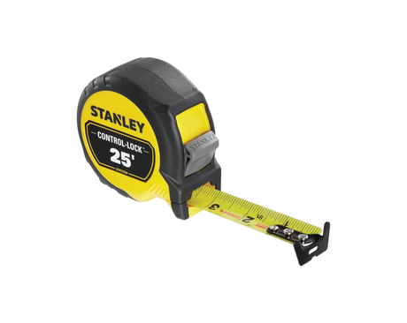 Stanley 25 ft. Control Lock Tape Measure | STHT37244 - Cable Connection & Supply 