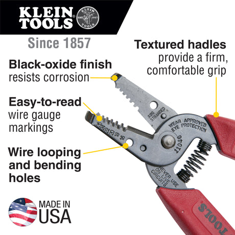 Wire Stripper/Cutter 16-26 AWG Stranded | 11046 - Cable Connection & Supply 