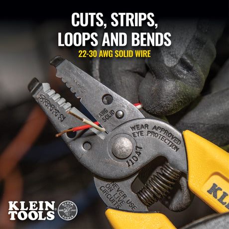 Wire Stripper/Cutter, 22-30 AWG Solid Wire | 11047 - Cable Connection & Supply 