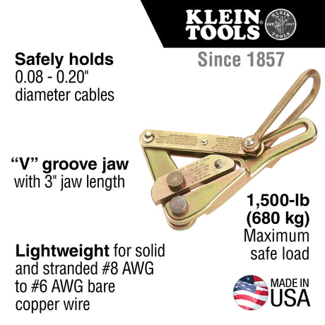 Chicago® Grip for Bare Wire | 1613-30 - Cable Connection & Supply 