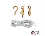Block and Tackle with Anchor Hook Cat. No. 258 | 1802-30 - Cable Connection & Supply 