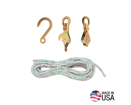 Block and Tackle with Anchor Hook Cat. No. 258 | 1802-30 - Cable Connection & Supply 