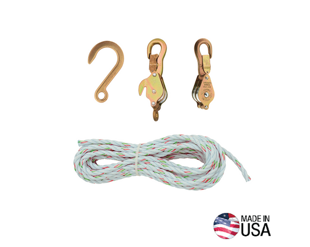 Block and Tackle with Anchor Hook Cat. No. 258 | 1802-30 - Cable Connection & Supply 