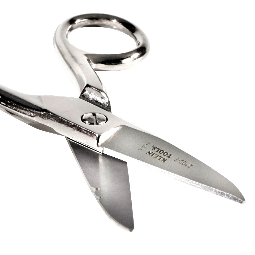 Electrician's Scissors, Nickel Plated | 2100-7 - Cable Connection & Supply 