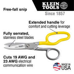 Free-Fall Snip Stainless Steel | 2100-8 - Cable Connection & Supply 