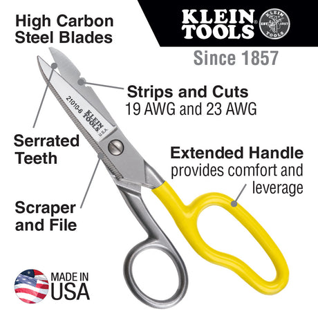 Free-Fall Snip, Scraper, File, Serrated Blades | 21010-6-SEN - Cable Connection & Supply 