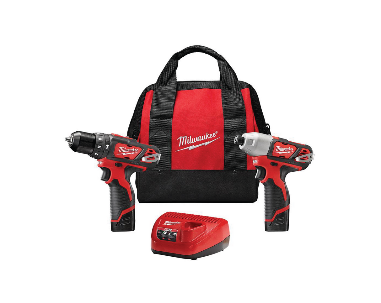 Milwaukee M12 12V Hammer Drill/Impact Driver Combo Kit 2 Tool | 2497-22 - Cable Connection & Supply 