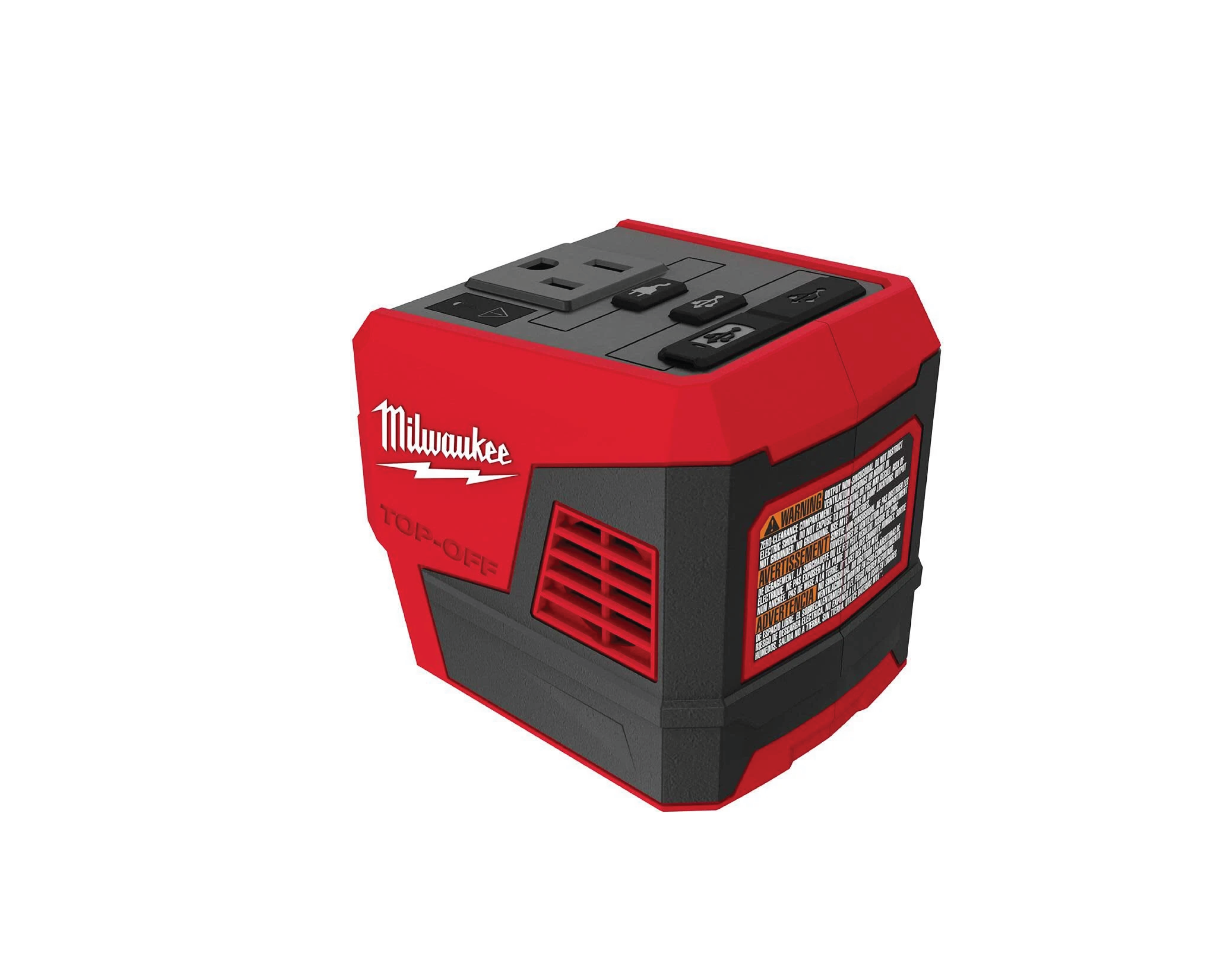 M18 18-Volt Lithium-Ion TOP-OFF 175-Watt Powered Compact Inverter for ...
