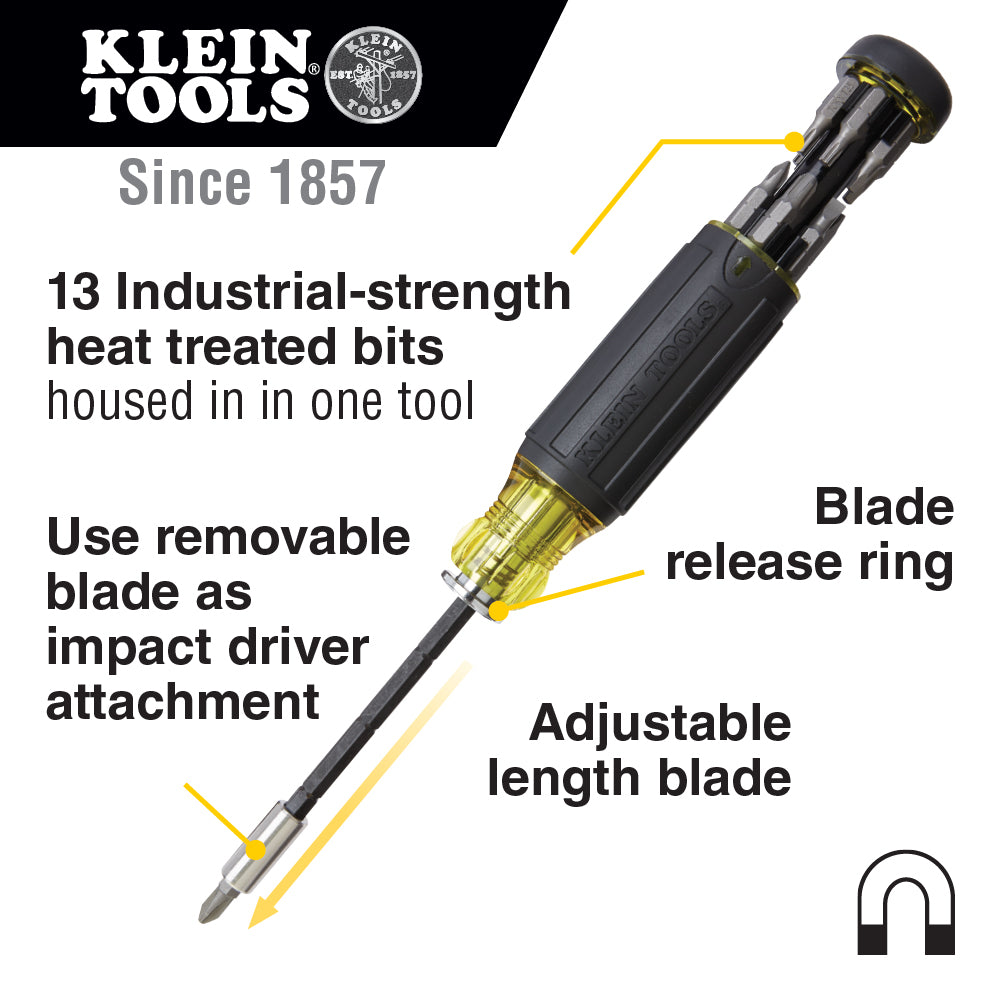 14-in-1 Multi-Bit Adjustable Length Screwdriver | 32303 - Cable Connection & Supply 