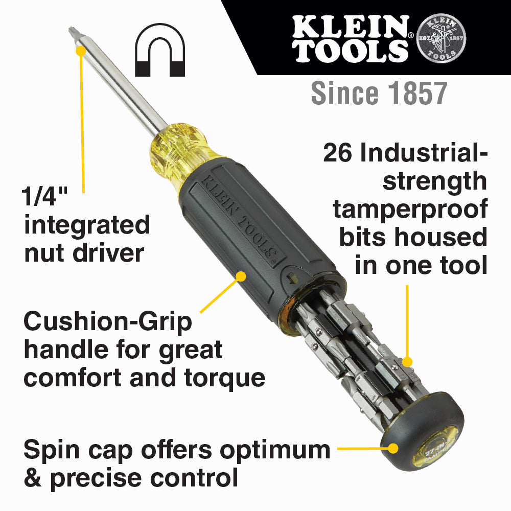 27-in-1 Multi-Bit Tamperproof Screwdriver | 32307 - Cable Connection & Supply 