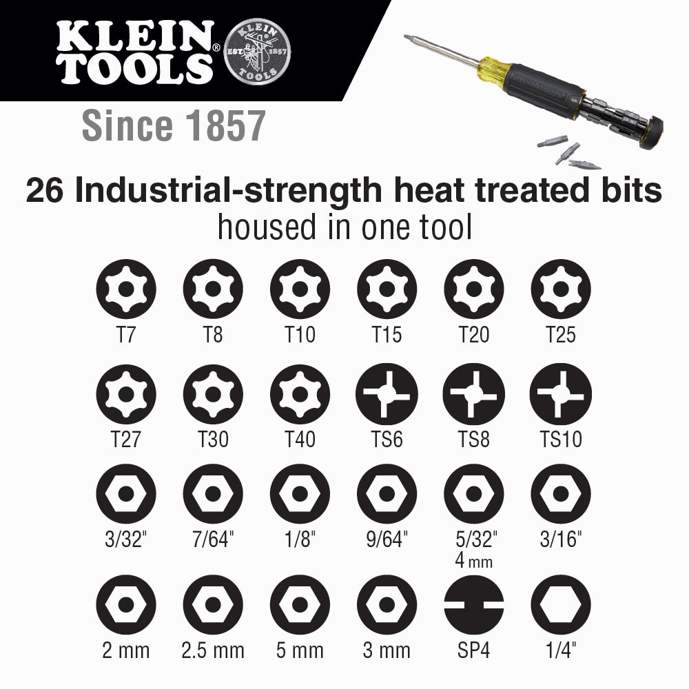 27-in-1 Multi-Bit Tamperproof Screwdriver | 32307 - Cable Connection & Supply 