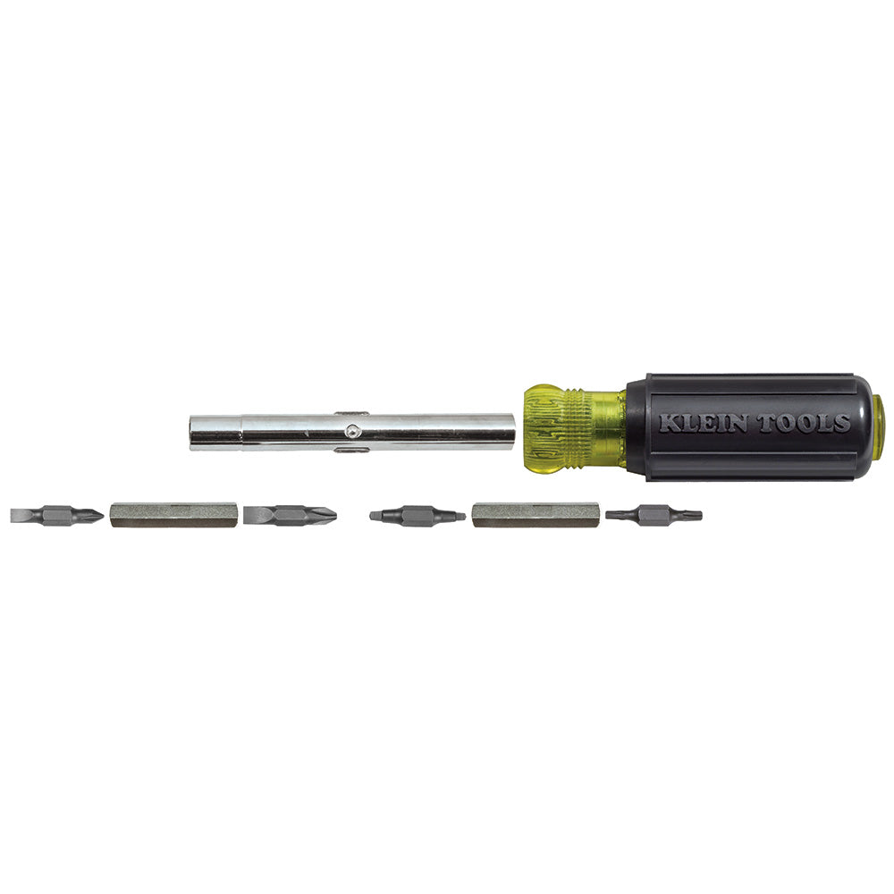 Multi-Bit Screwdriver / Nut Driver, 11-in-1, Ph, Sl, Sq, TORX® Bits | 32500 - Cable Connection & Supply 