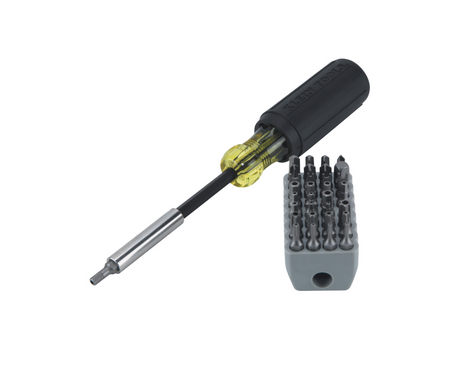 Magnetic Screwdriver with 32 Tamperproof Bits | 32510 - Cable Connection & Supply 
