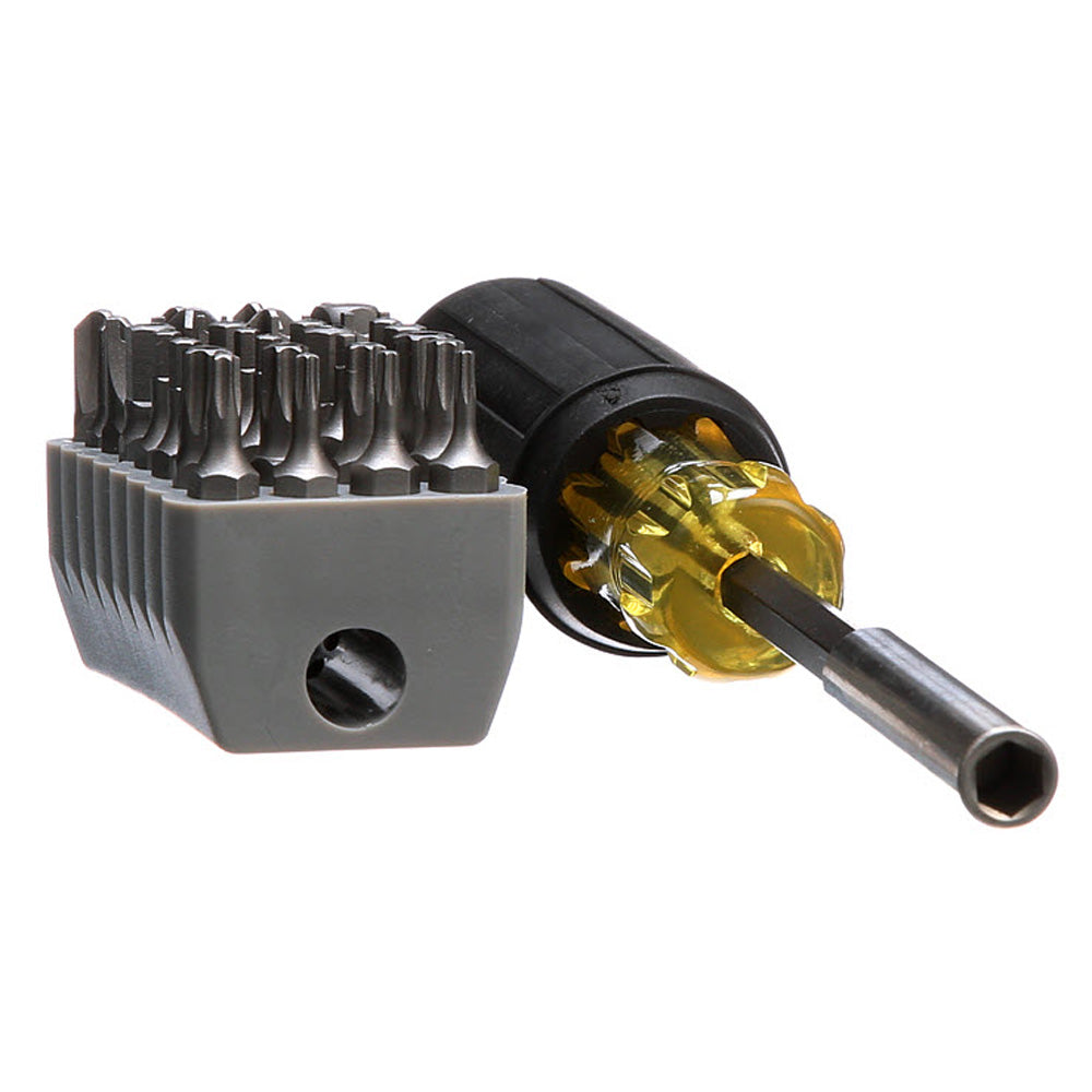 Magnetic Screwdriver with 32 Tamperproof Bits | 32510 - Cable Connection & Supply 