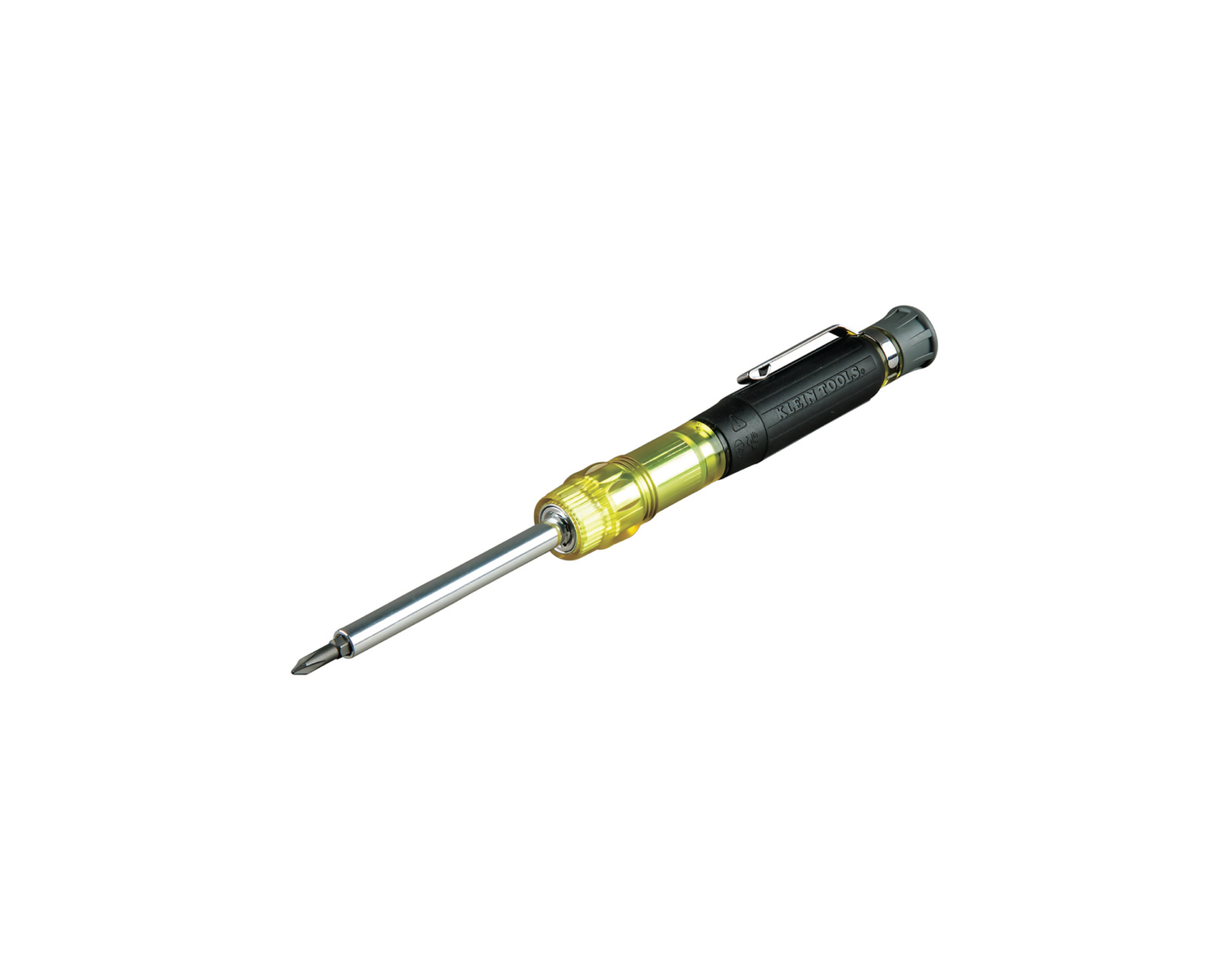 Multi-Bit Electronics Pocket Screwdriver, 4-in-1, Ph, Sl Bits | 32614 - Cable Connection & Supply 