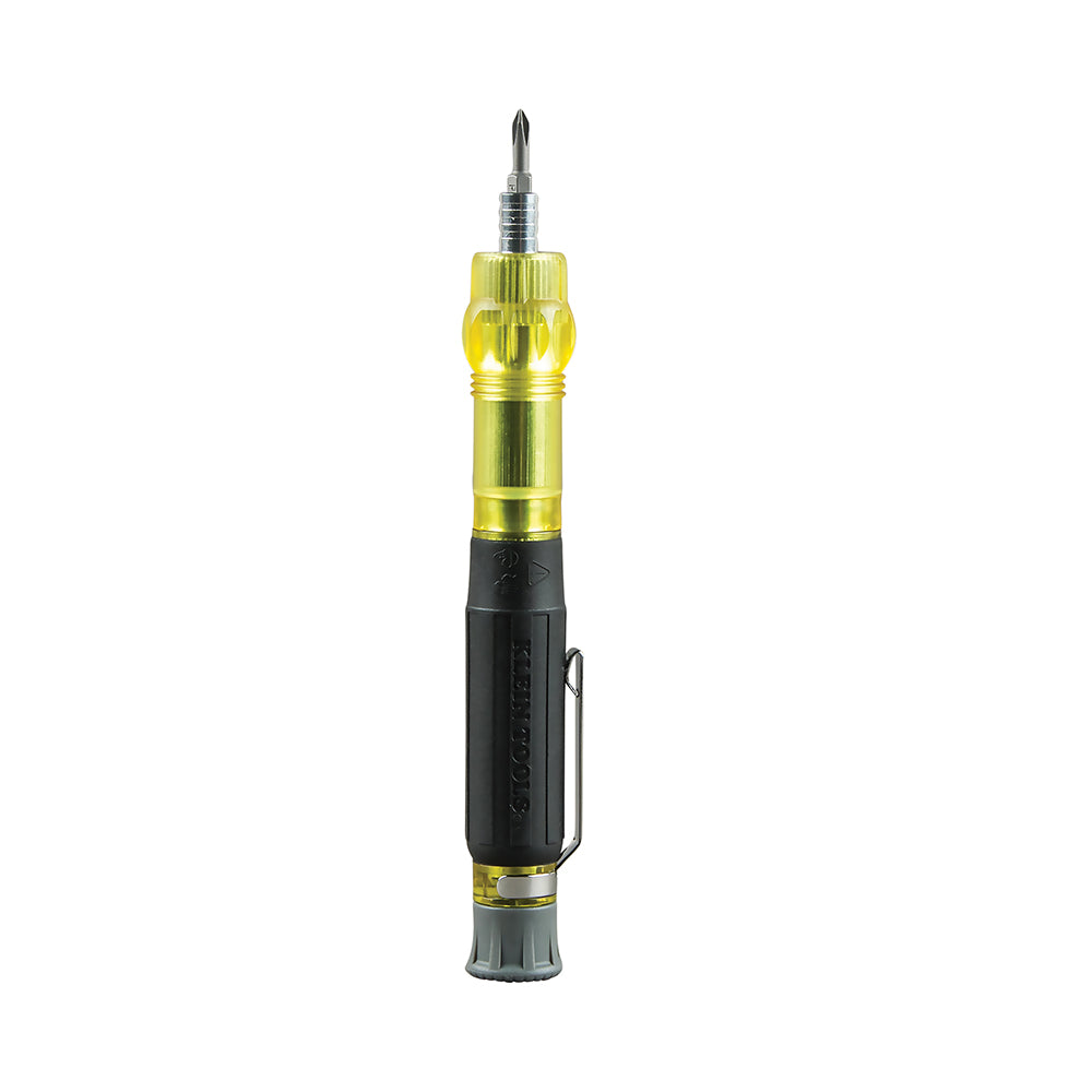 Multi-Bit Electronics Pocket Screwdriver, 4-in-1, Ph, Sl Bits | 32614 - Cable Connection & Supply 