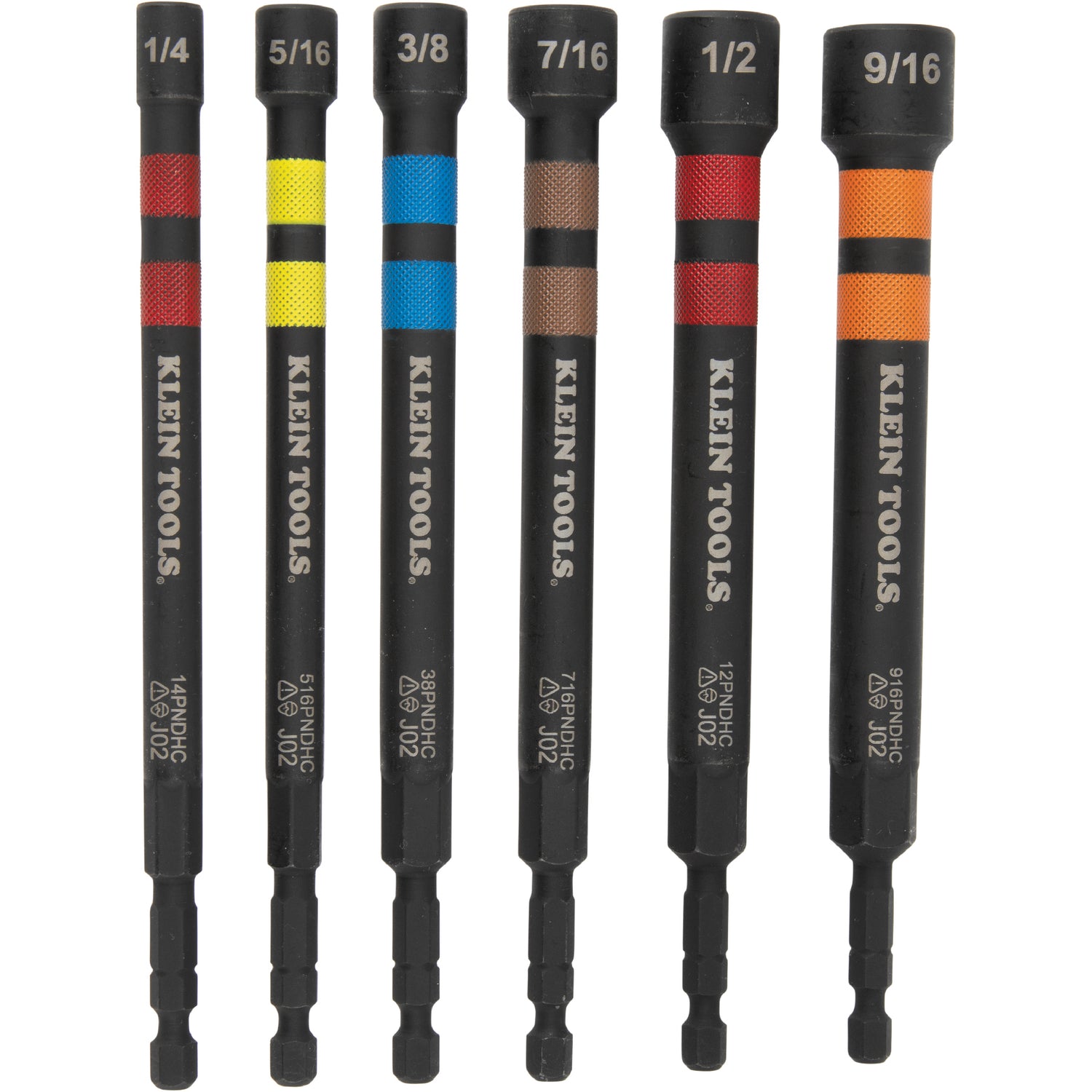 Hollow Magnetic Color-Coded Ratcheting Power Nut Drivers, 7-Piece | 32950 - Cable Connection & Supply 