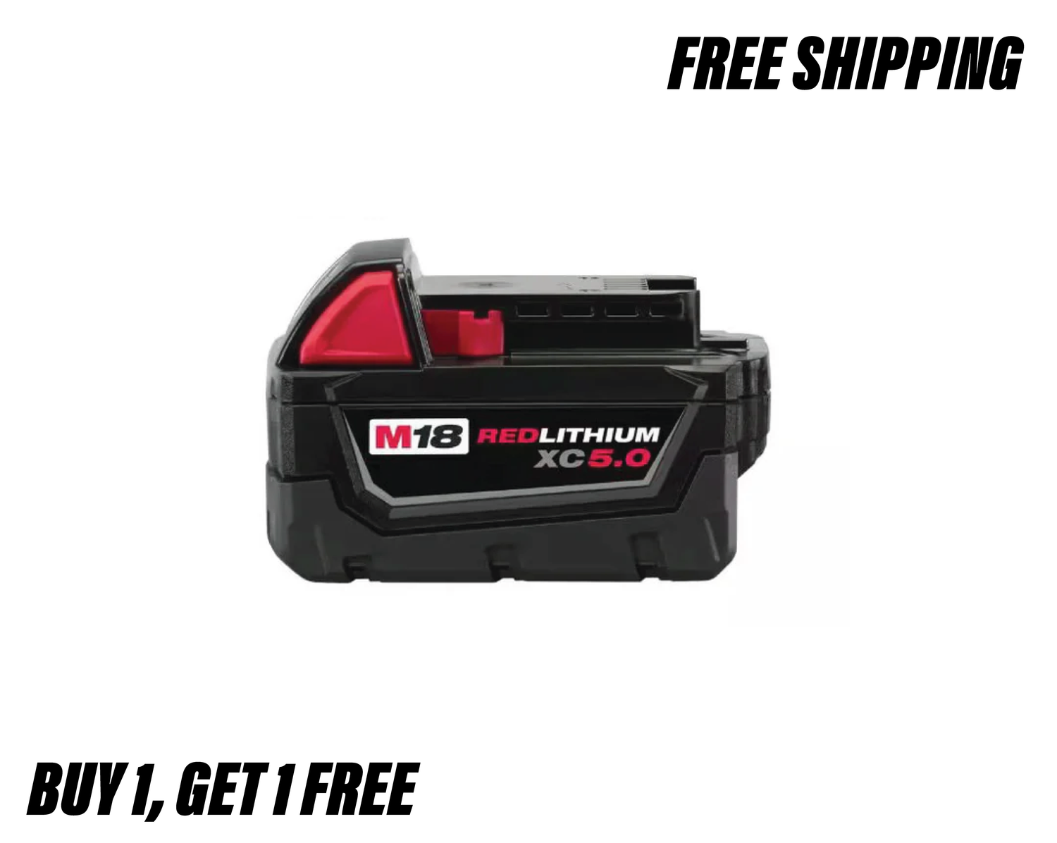 M18 18-Volt 5.0 Ah Lithium-Ion XC Extended Capacity Battery Pack | 48-11-1850