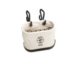Canvas Bucket, 15-Pocket Aerial Oval Bucket with Hooks | 5144 - Cable Connection & Supply 