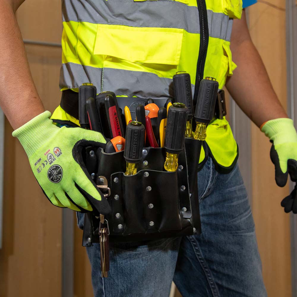 10 Pocket Tool Pouch Knife Snap | 5165 - Cable Connection & Supply 