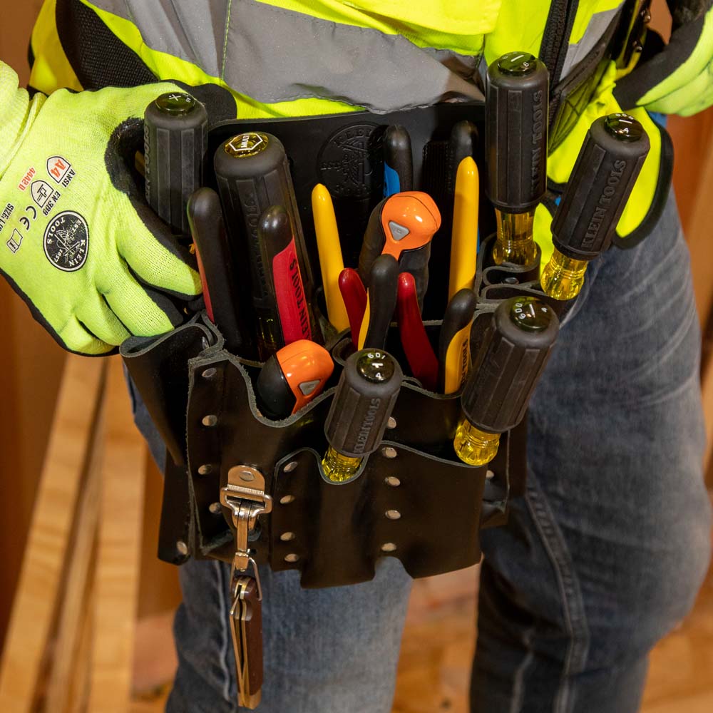 10 Pocket Tool Pouch Knife Snap | 5165 - Cable Connection & Supply 