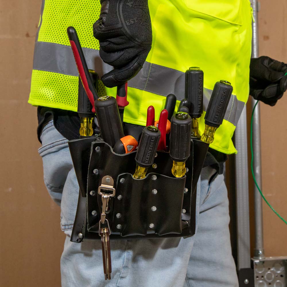 10 Pocket Tool Pouch Knife Snap | 5165 - Cable Connection & Supply 