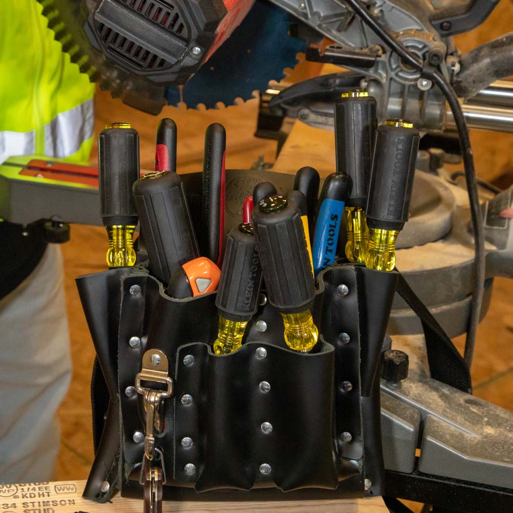 10 Pocket Tool Pouch Knife Snap | 5165 - Cable Connection & Supply 