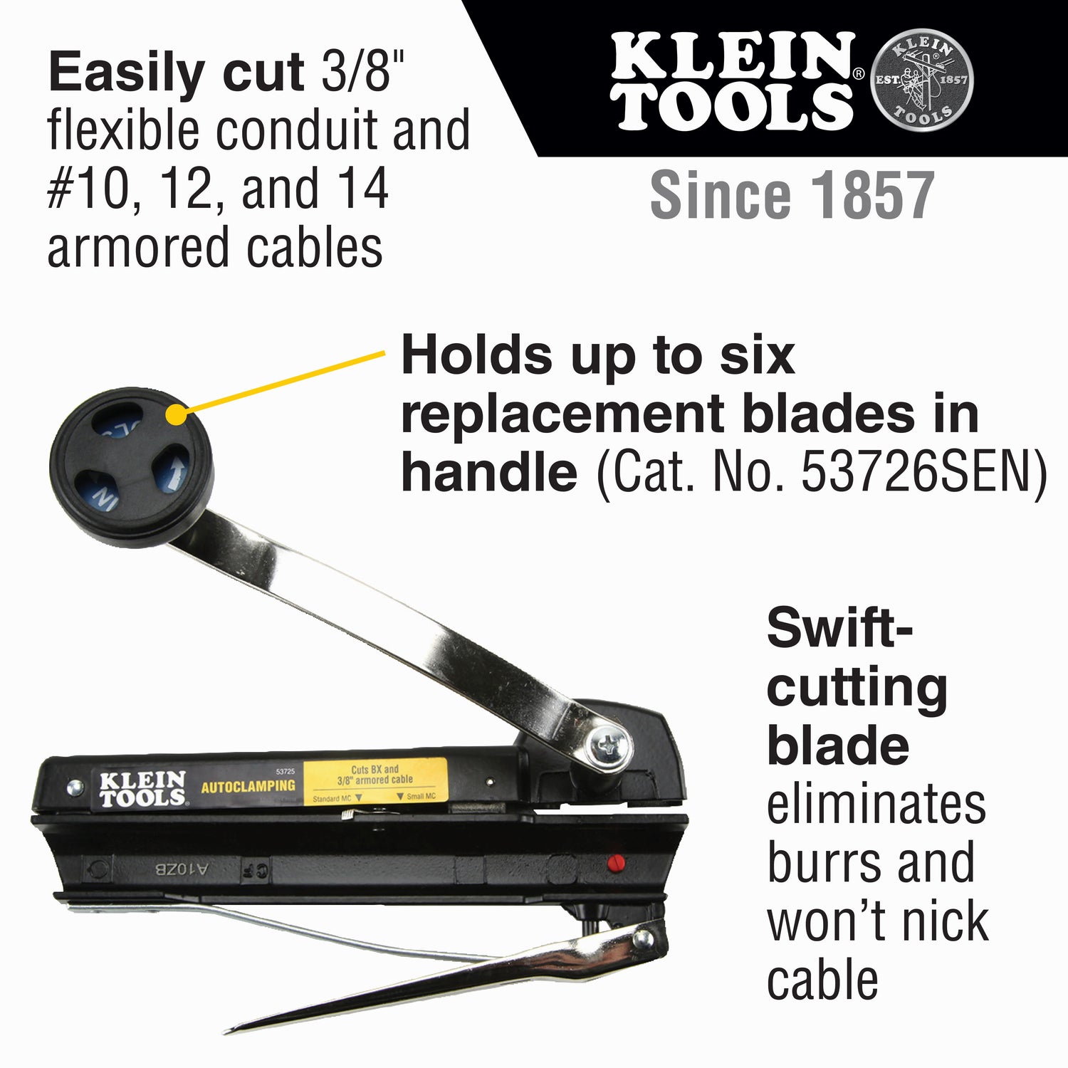 Armored and BX Cable Cutter | 53725 - Cable Connection & Supply 