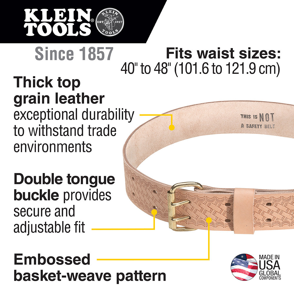 Heavy-Duty Embossed Tool Belt, Large | 5415 - Cable Connection & Supply 