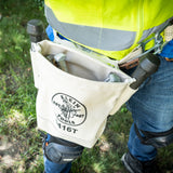 Tool Bag, Bull-Pin and Bolt Bag, Tunnel Loop, Canvas, 5 x 10 x 9-Inch | 5416T - Cable Connection & Supply 