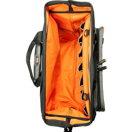 Tool Bag, Tradesman Pro™ Rolling Tool Bag, 24 Pockets, 19-Inch | 55452RTB - Cable Connection & Supply 