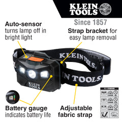 Rechargeable Headlamp with Fabric Strap, 400 Lumens, All-Day Runtime | 56048 - Cable Connection & Supply 