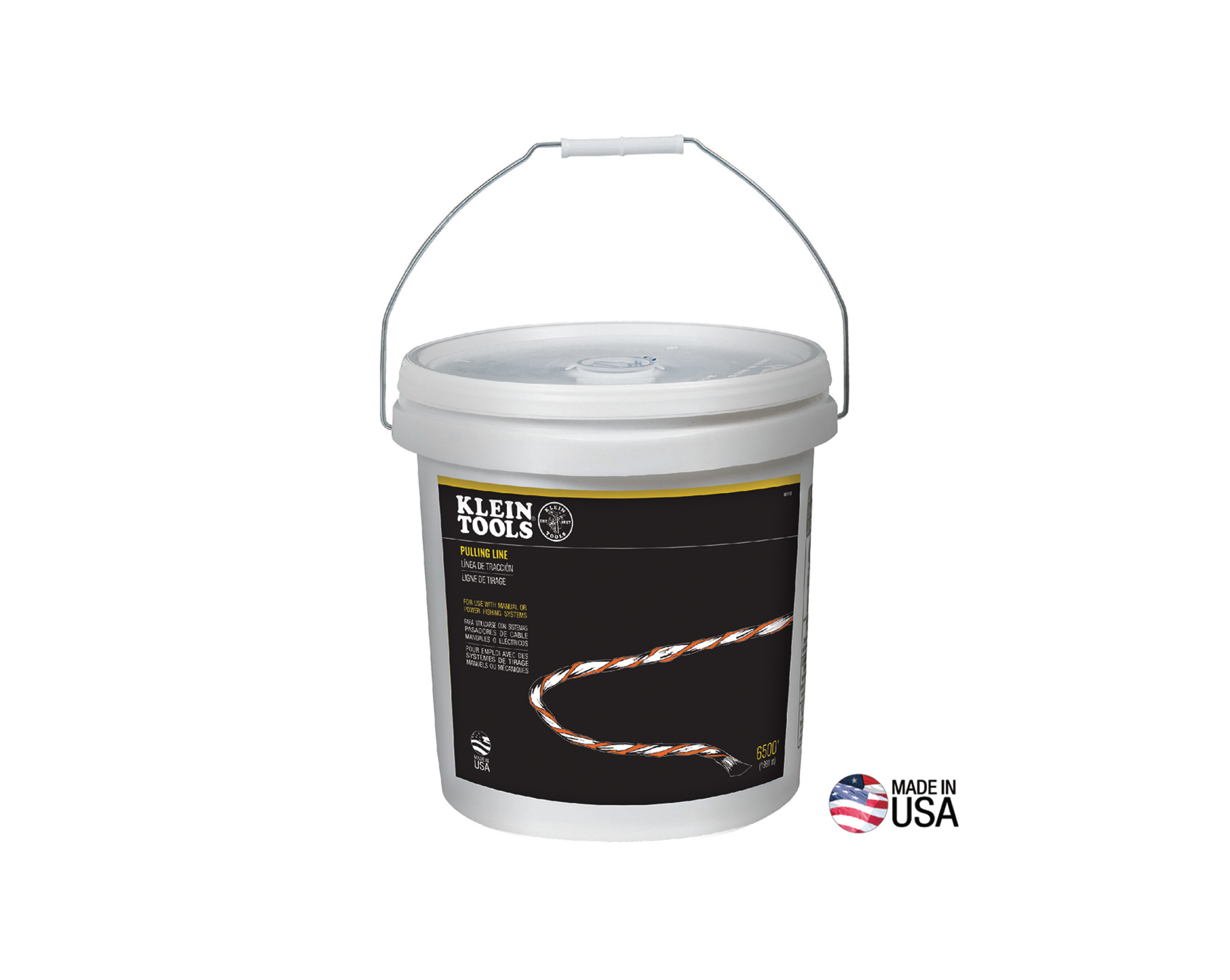 Poly Pull Line with Orange Tracer 6500-Foot | 56110 – Cable Connection ...