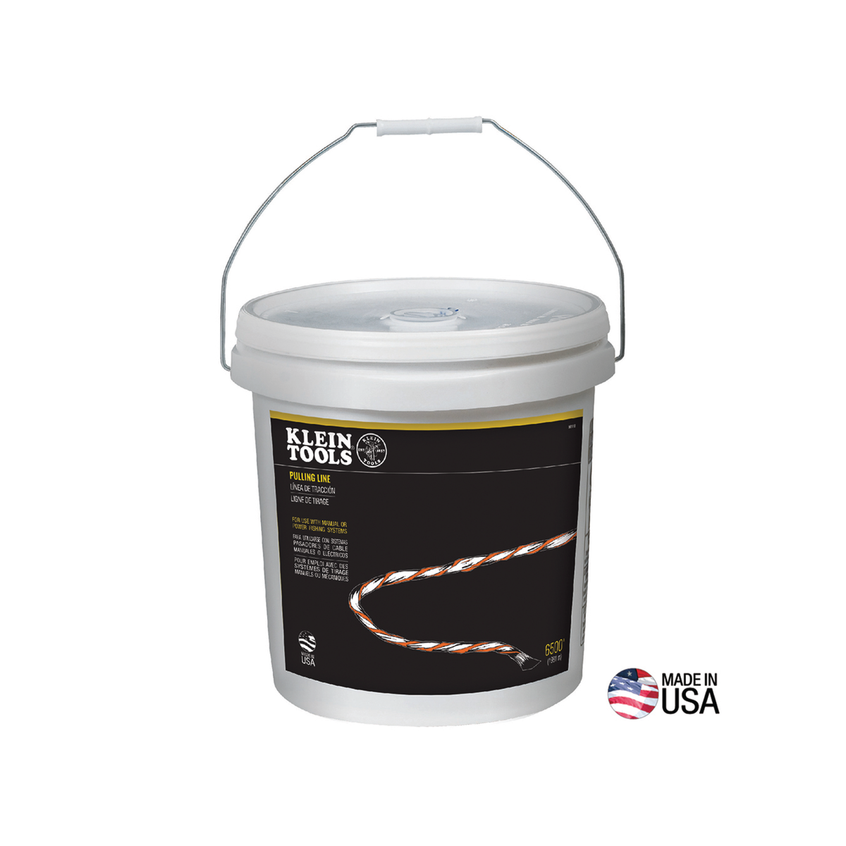 Poly Pull Line with Orange Tracer 6500-Foot | 56110 | Cable Connection ...