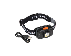 Rechargeable 2-Color LED Headlamp with Adjustable Strap | 56414 - Cable Connection & Supply 