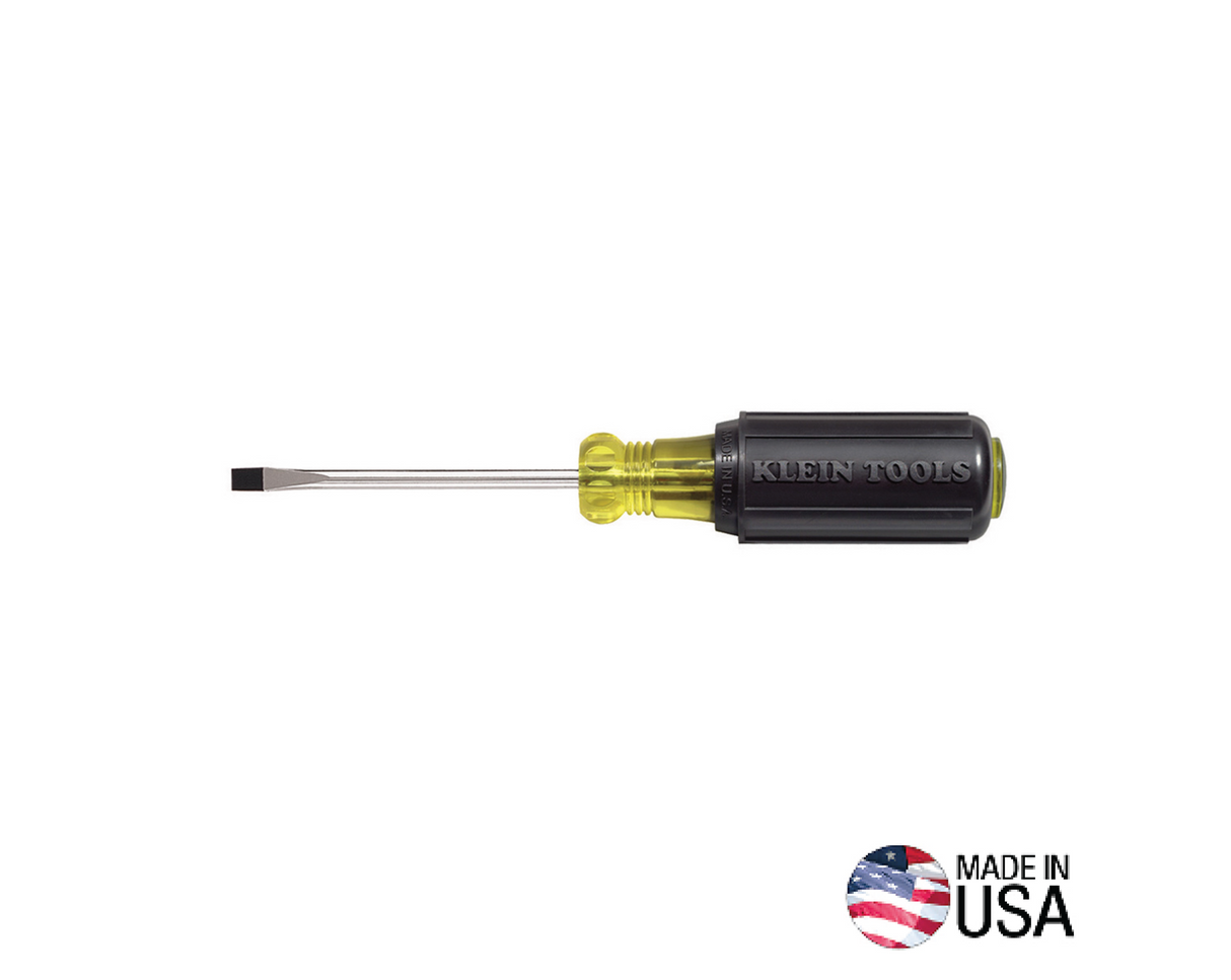 3/16-Inch Cabinet Screwdriver, 3-Inch Round Shank | 601-3 - Cable Connection & Supply 