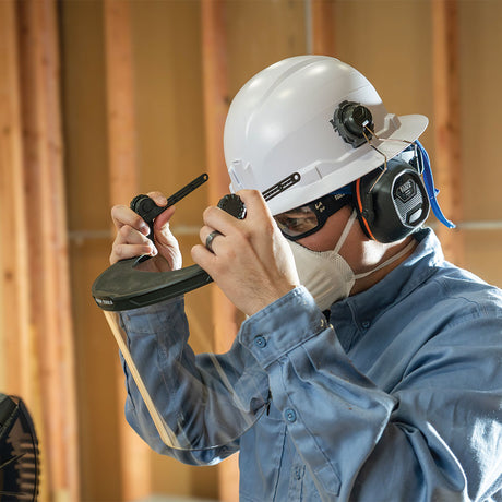 Face Shield, Full Brim Hard Hat, Clear |60528 - Cable Connection & Supply 