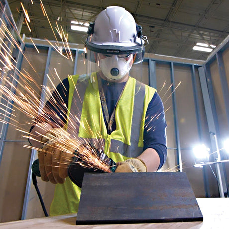 Face Shield, Full Brim Hard Hat, Clear |60528 - Cable Connection & Supply 