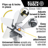 Face Shield, Full Brim Hard Hat, Clear |60528 - Cable Connection & Supply 