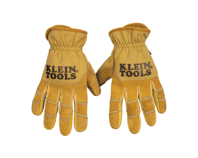 Klein Tools Leather All Purpose Gloves - Cable Connection & Supply 