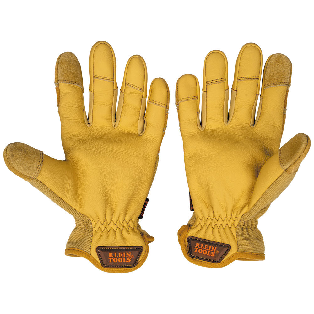 Klein Tools Leather All Purpose Gloves - Cable Connection & Supply 