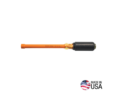 3/16-Inch Insulated Nut Driver 6-Inch Hollow Shaft | 646316INS - Cable Connection & Supply 