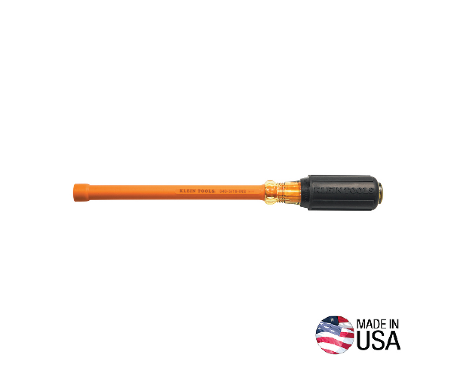 5/16-Inch Insulated Nut Driver with 6-Inch Shank | 646516INS