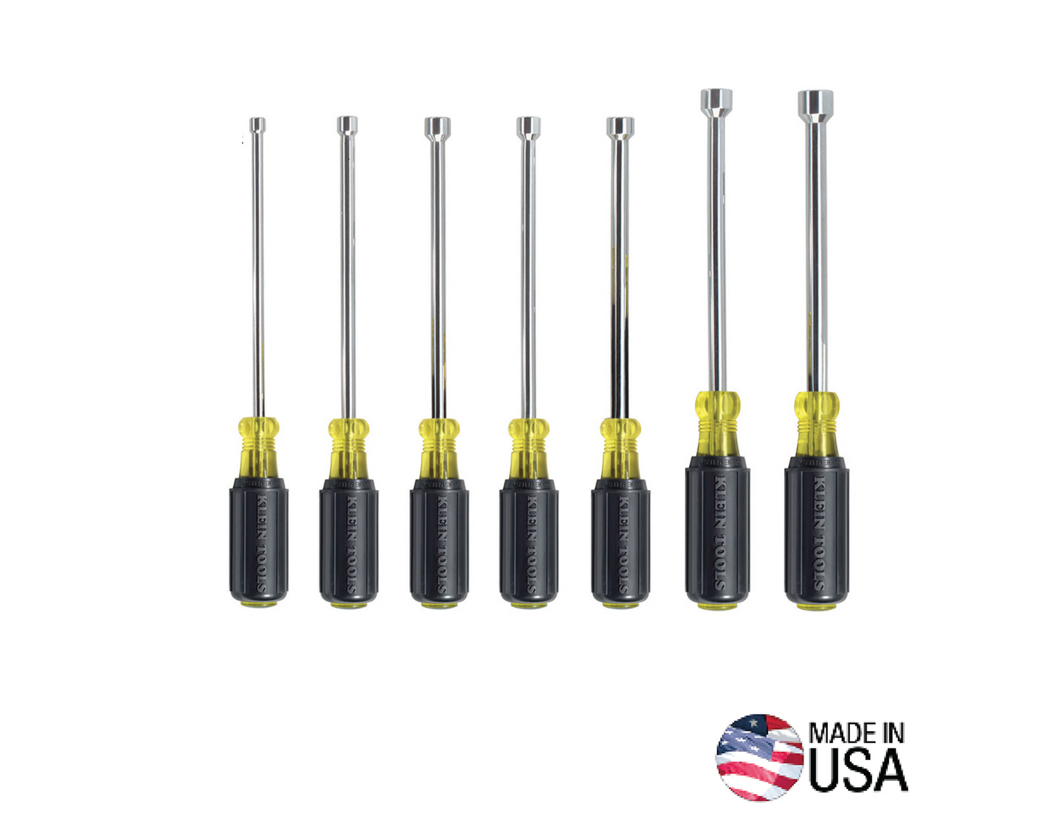 Nut Driver Set, 6-Inch Shafts, 7-Piece |  647