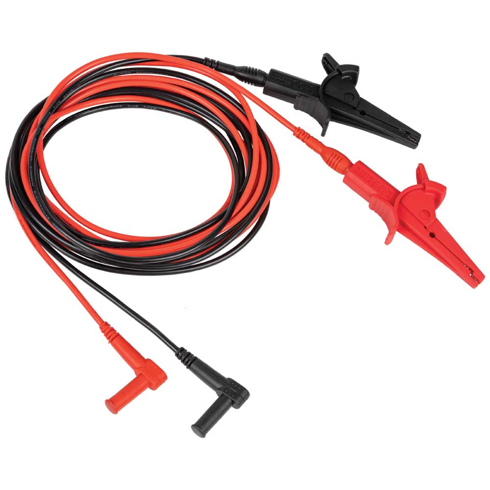 Heavy-Duty Alligator Clip Test Leads, 10-Foot | 69367 - Cable Connection & Supply 